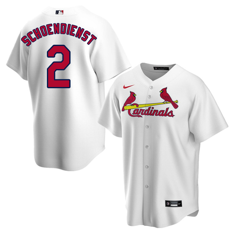 Nike Men #2 Red Schoendienst St.Louis Cardinals Baseball Jerseys Sale-White